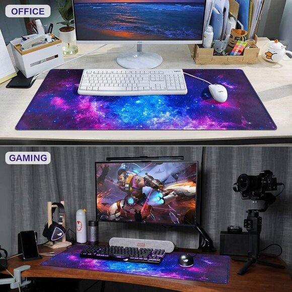 Gaming Mouse Pad, Large Extended Mouse Pad Big Computer Mousepad for Home Office - Picture 7 of 7